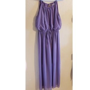 Lilac Floor Length Dress